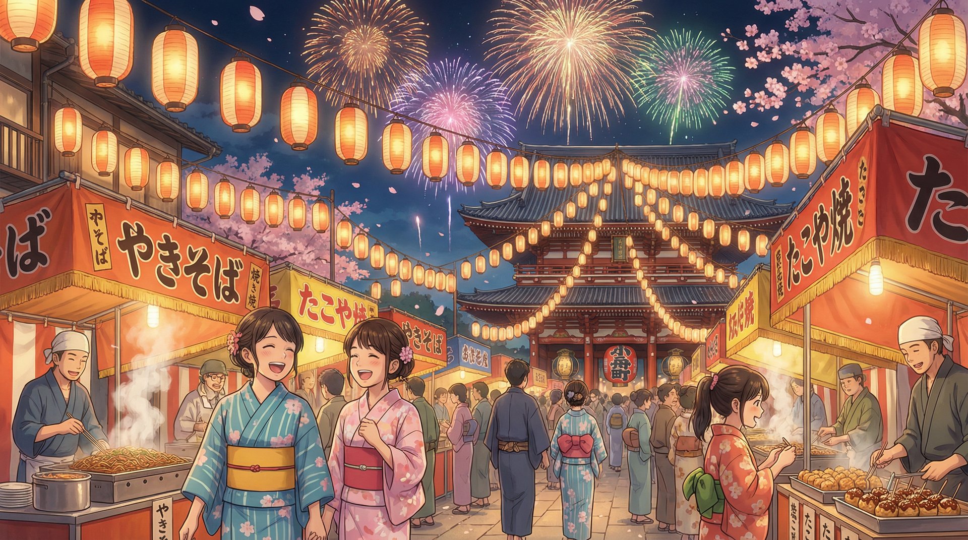 爱情岛动漫-夏日祭典夜话